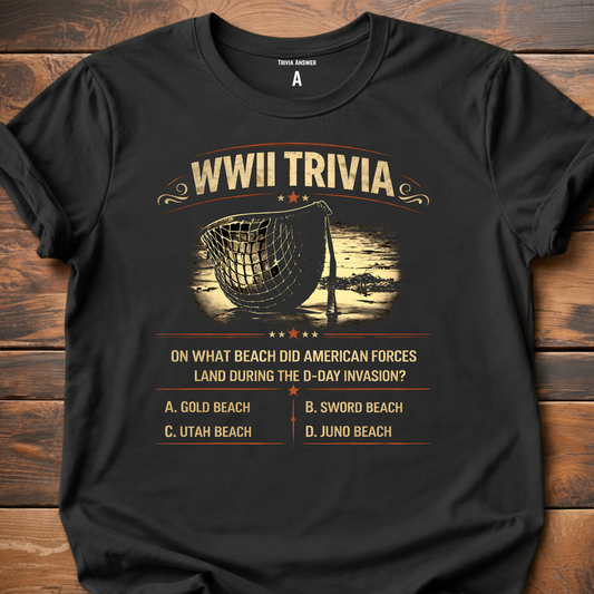 WWII Trivia D-Day T-Shirt
