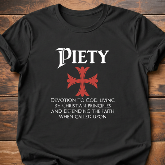 Virtues of Chivalry Piety T-Shirt