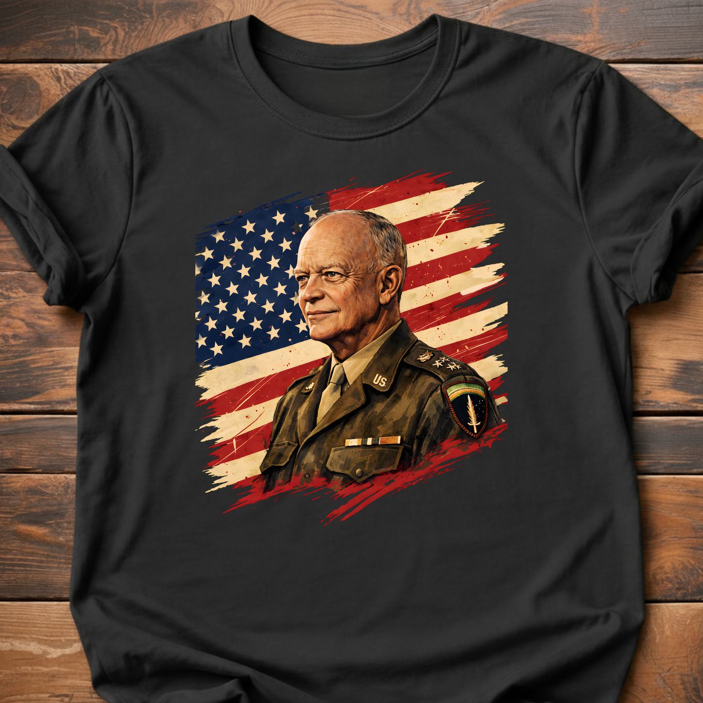 General Eisenhower Flag T-Shirt
