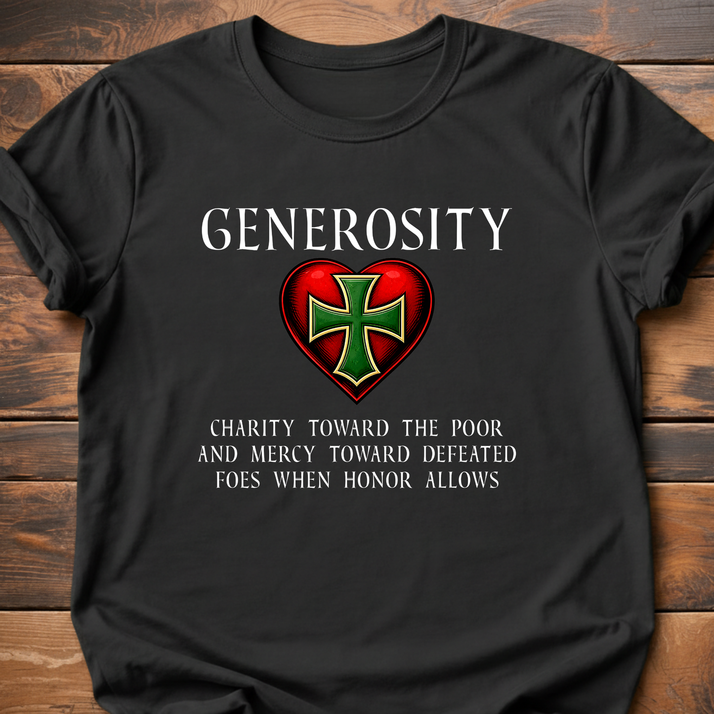 Virtues of Chivalry Generosity T-Shirt