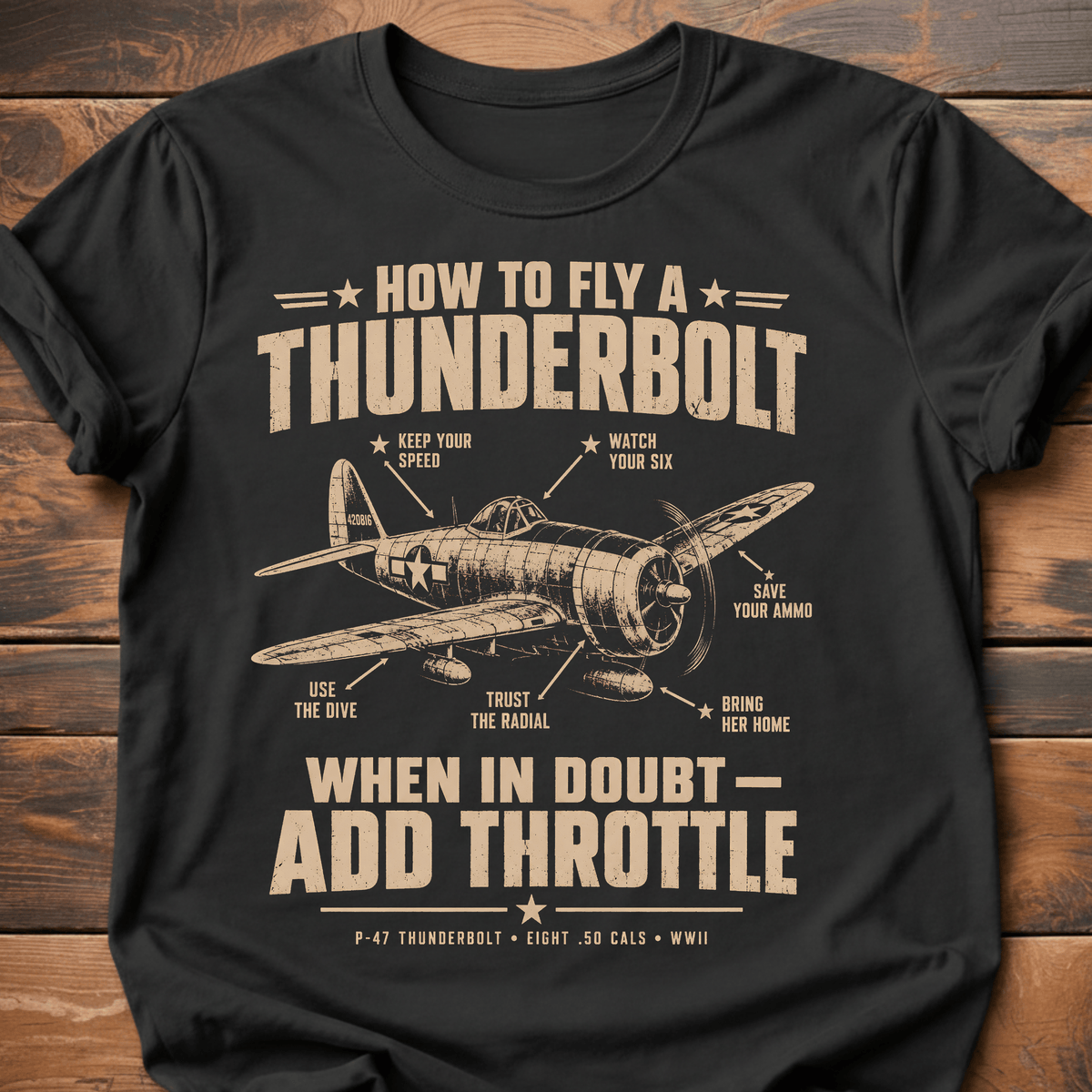 How To Fly A Thunderbolt T-Shirt