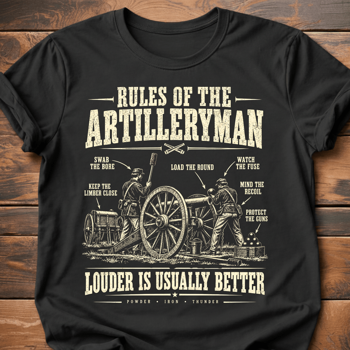 Rules of the Artilleryman T-Shirt