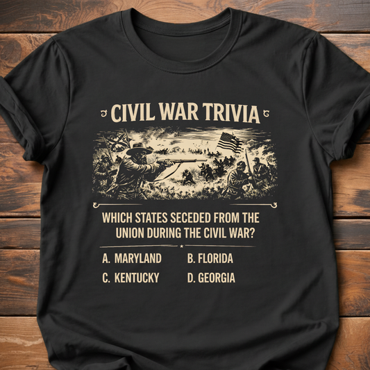 Civil War Trivia Secede T-Shirt