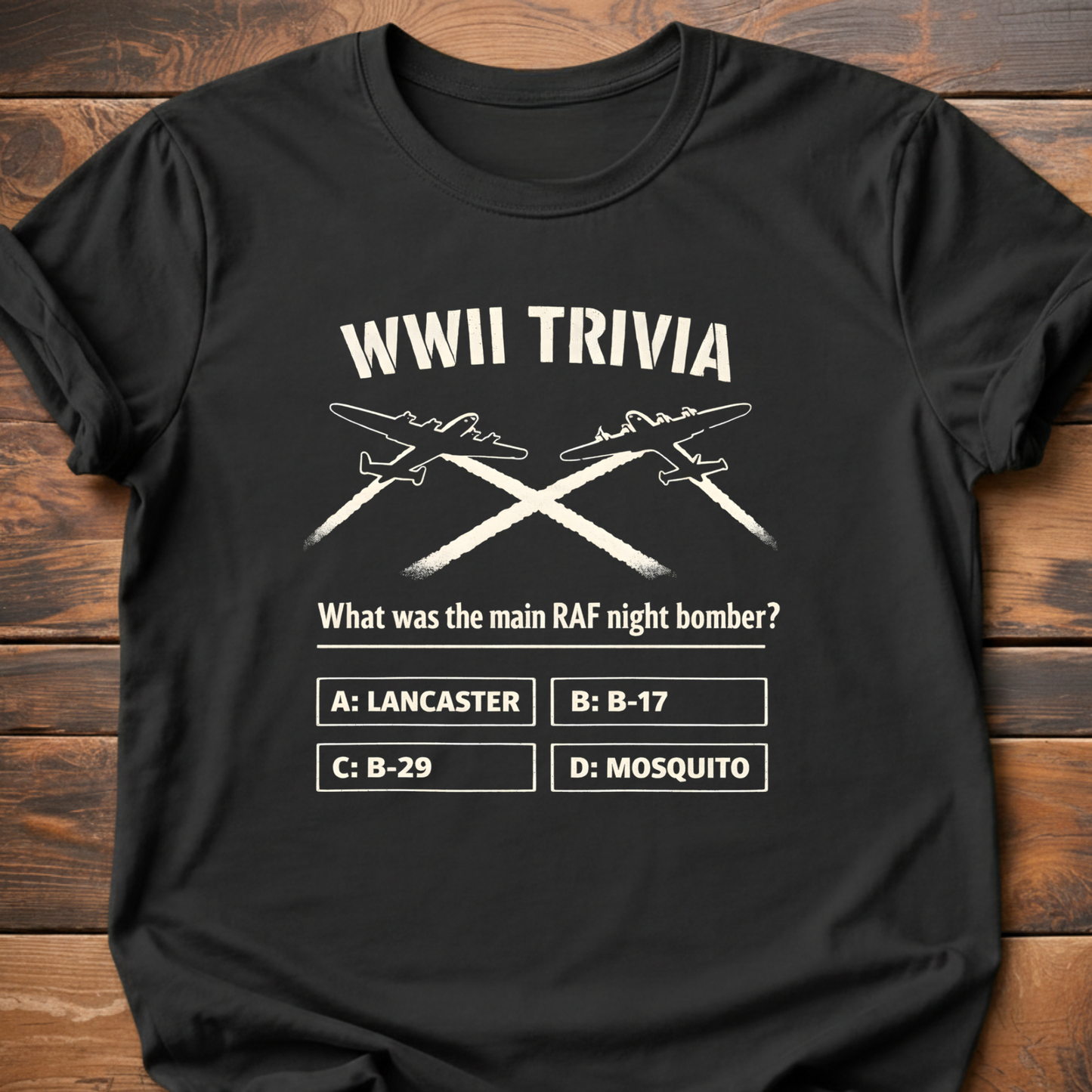 WWII Trivia RAF Question T-Shirt