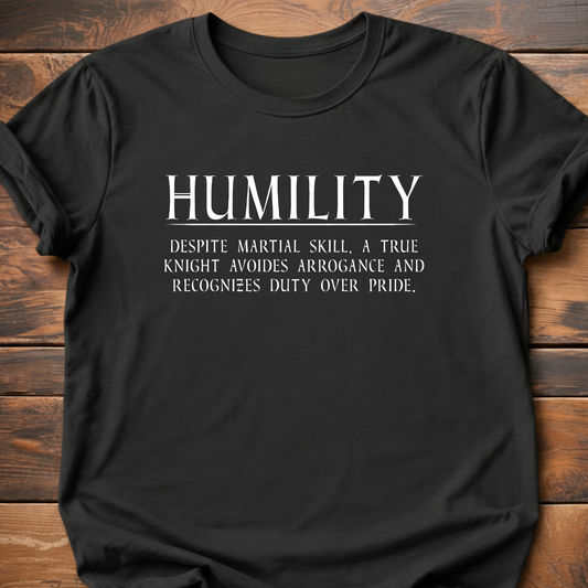 Virtues of Chivalry Humility T-Shirt