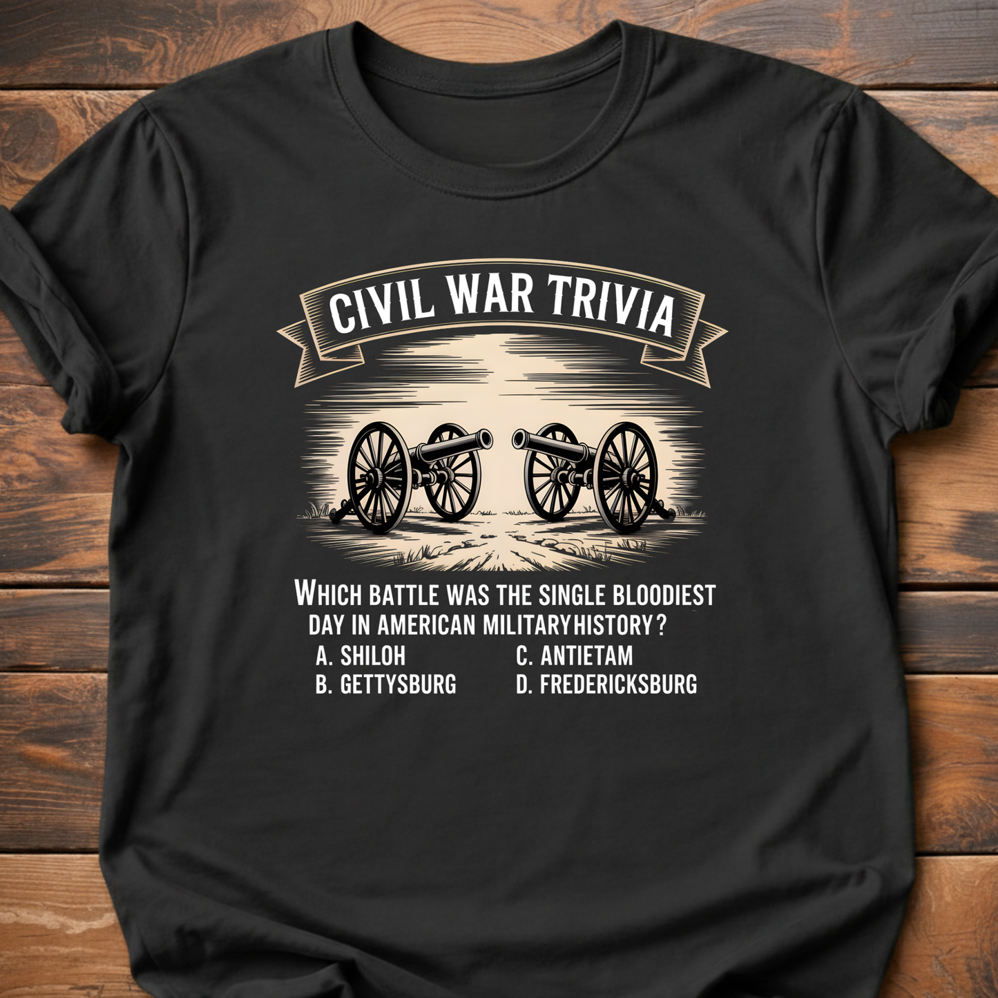 Civil War Bloodiest Day Trivia T-Shirt