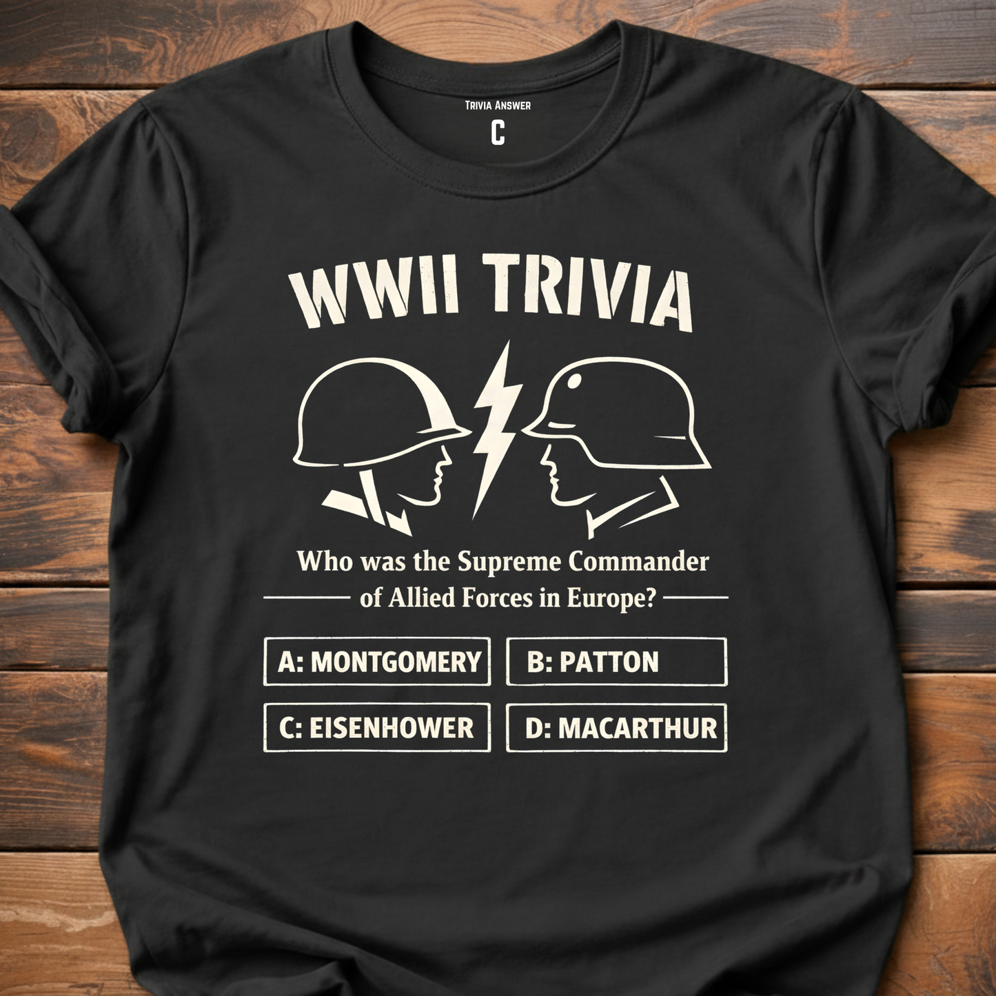 WWII Trivia Allied Forces Question T-Shirt