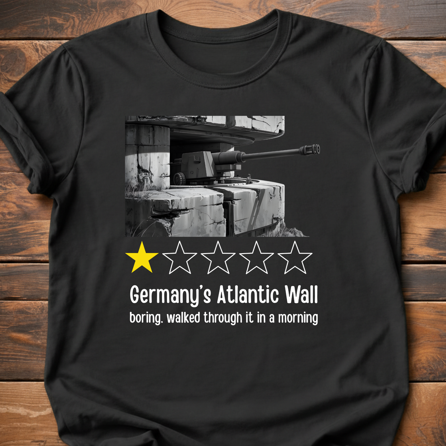 Atlantic Wall Funny T-Shirt