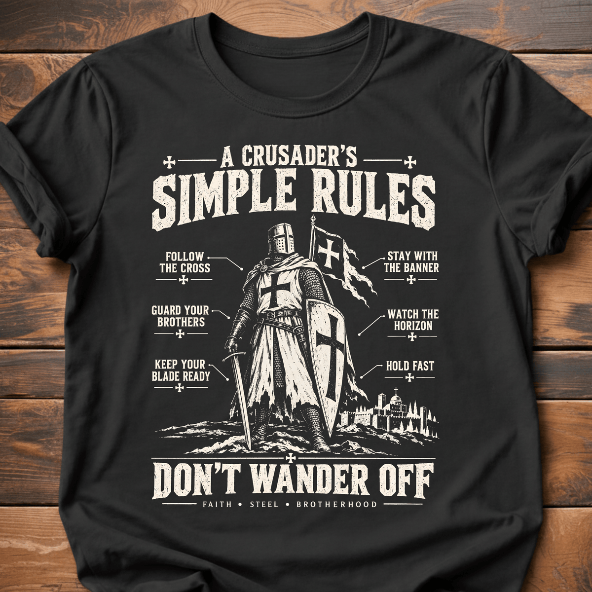 The Crusaders Simple Rules T-Shirt
