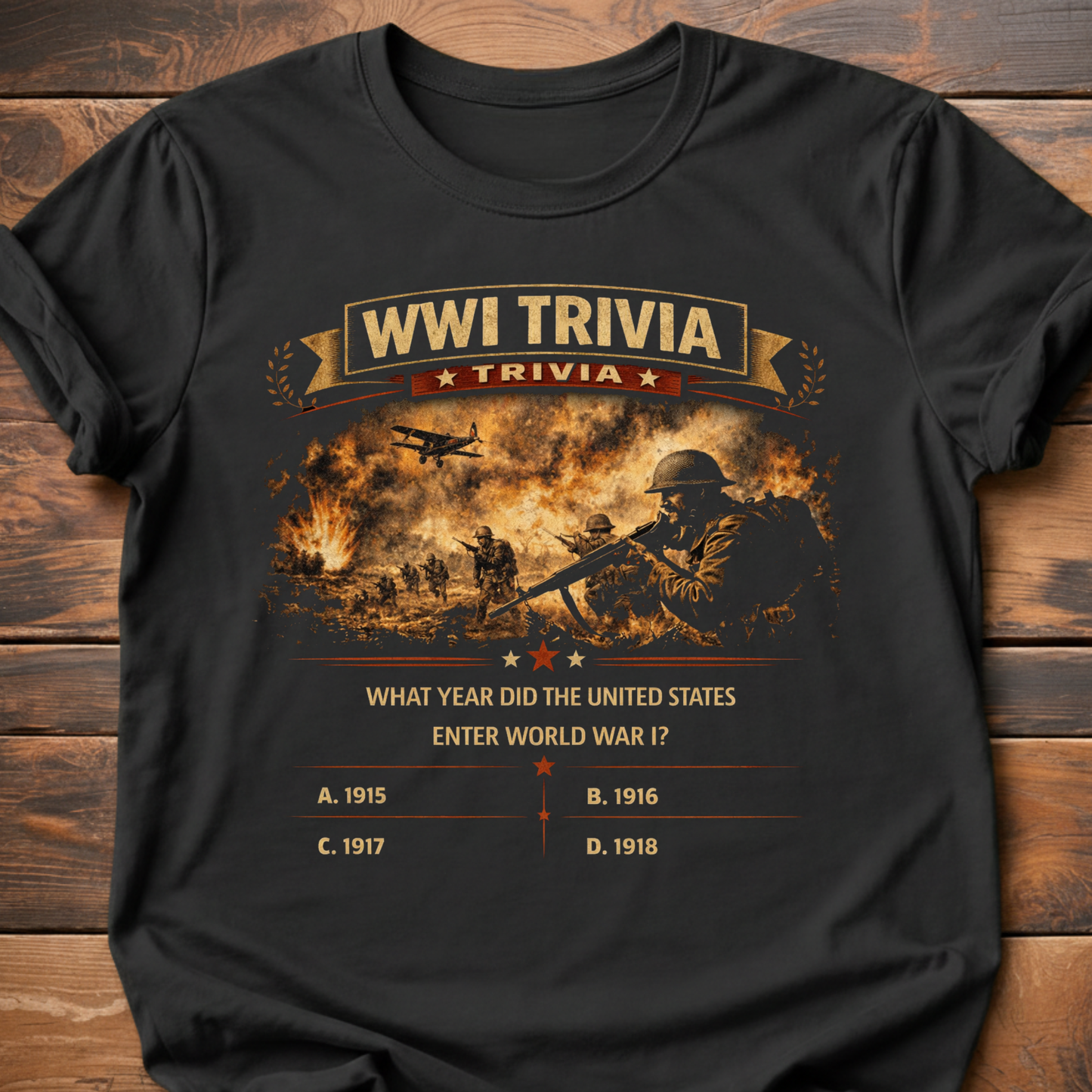 WW1 Trivia US Entry T-Shirt