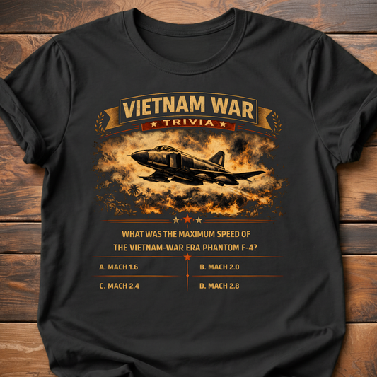 Vietnam War Trivia F4 Phantom T-Shirt