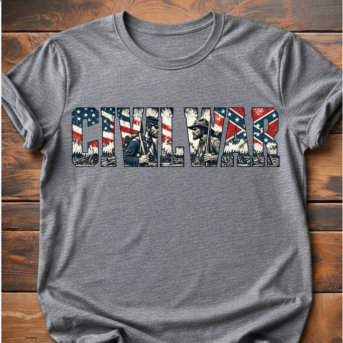 Civil War graphic t-shirt - Sport Grey