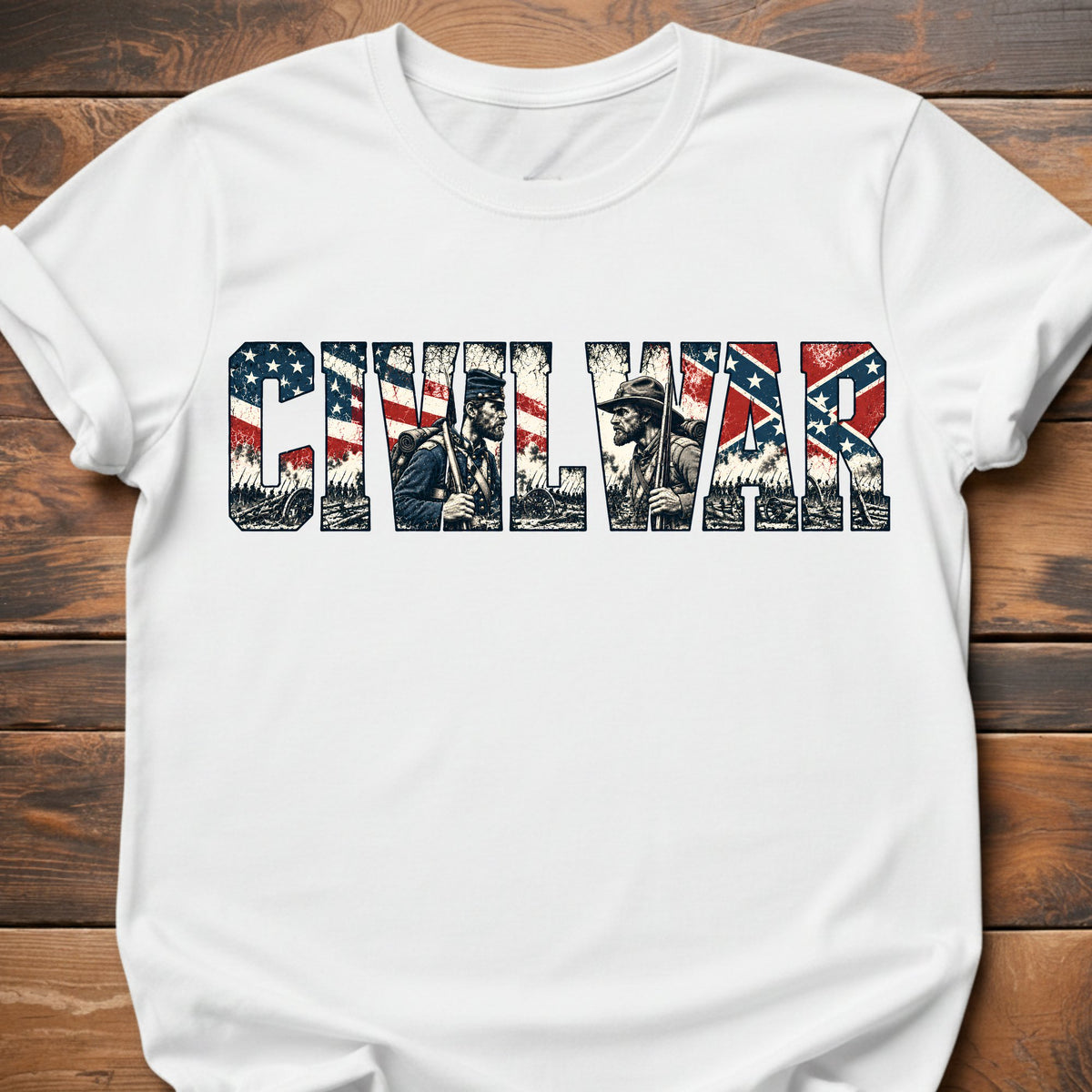 Civil War graphic t-shirt - White
