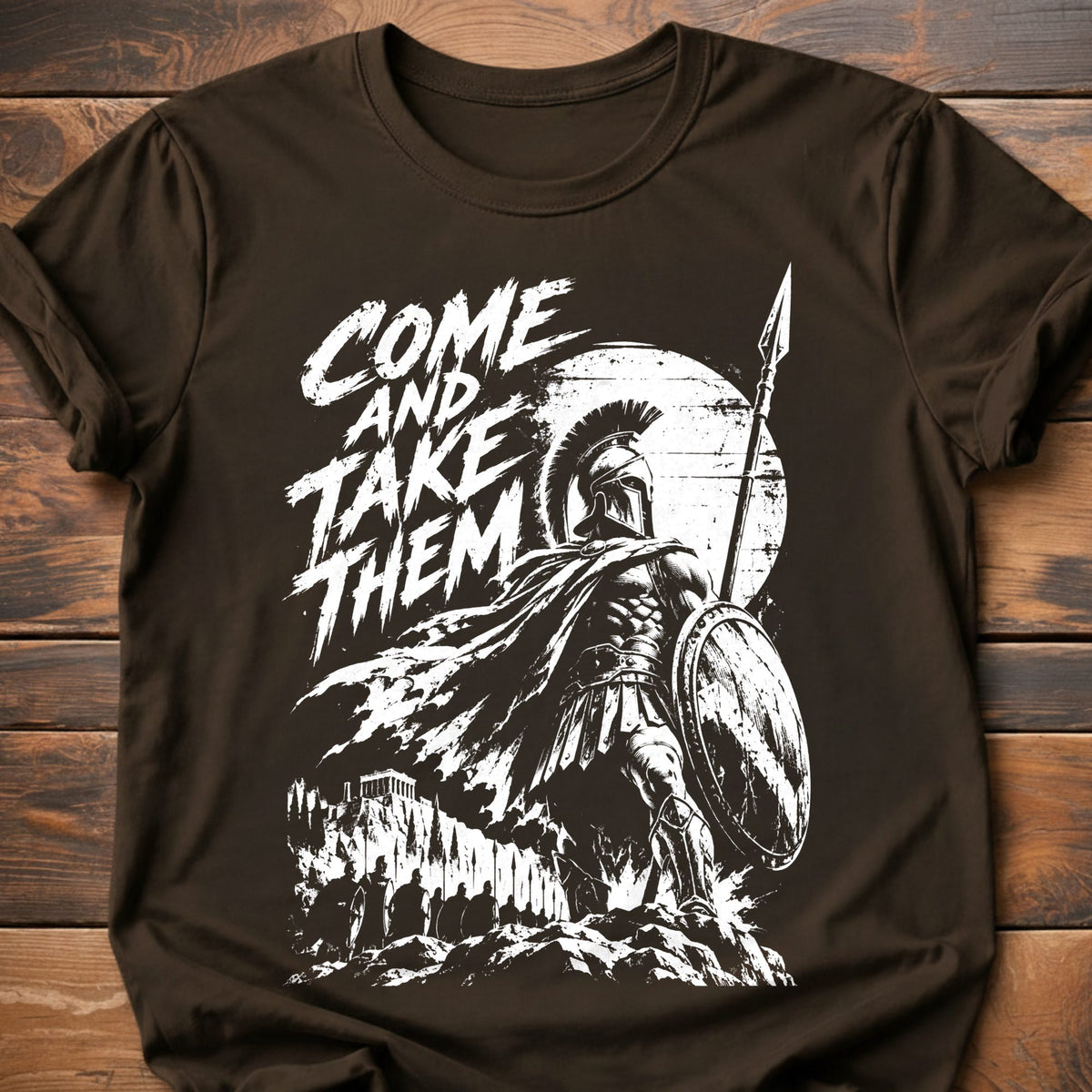 Come and Take Them T-Shirt - Dark Chocolate
