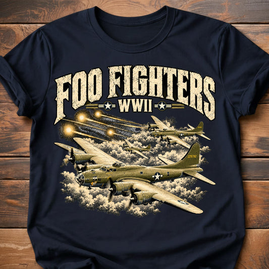 Foo Fighters WWII Aviation T-Shirt - Navy