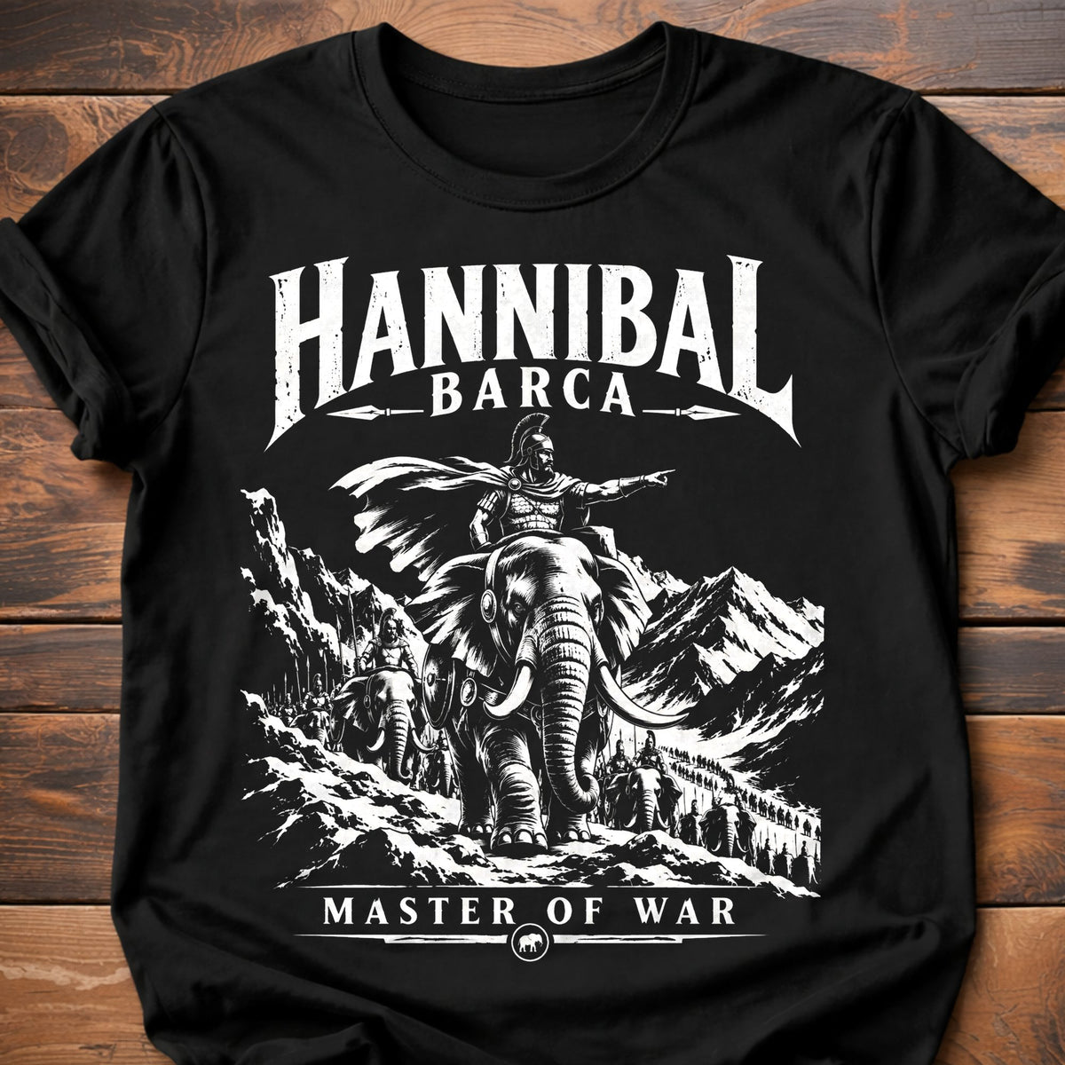 Hannibal Barca Master of War T-Shirt - Black
