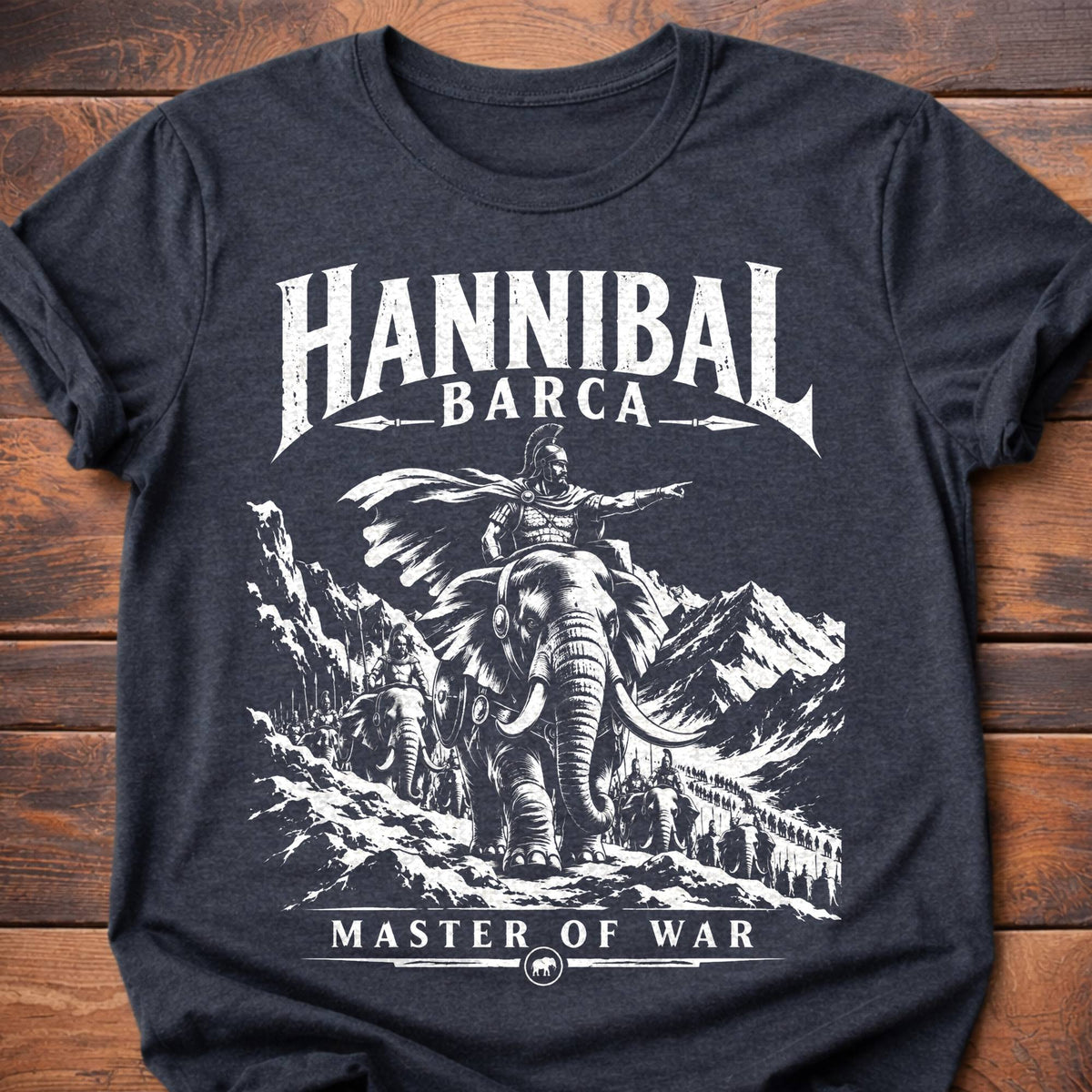 Hannibal Barca Master of War T-Shirt - Dark Heather