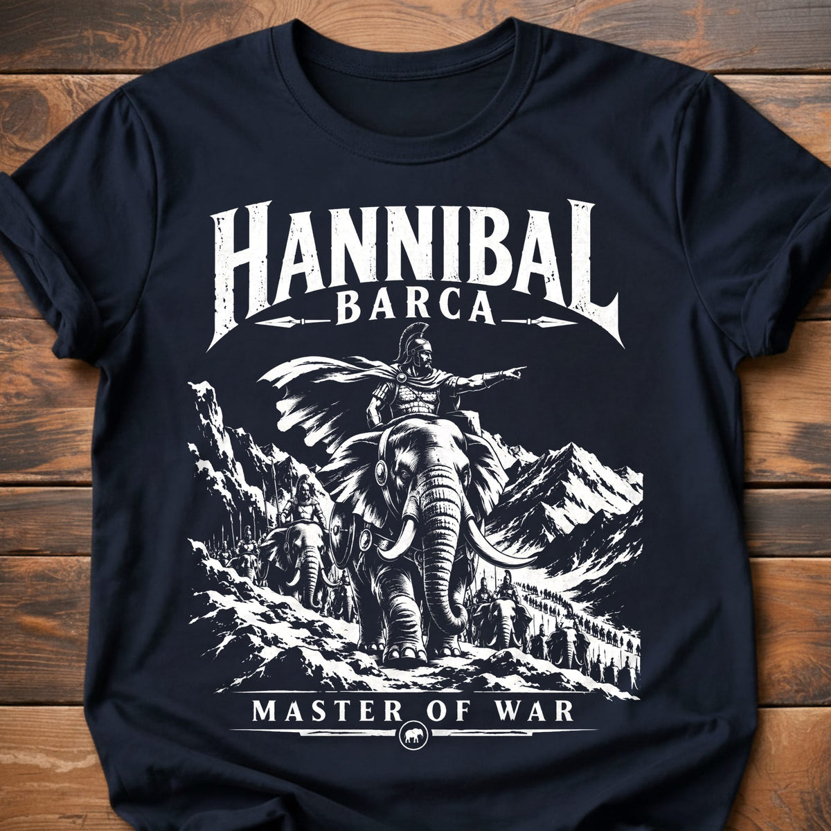 Hannibal Barca Master of War T-Shirt - Navy