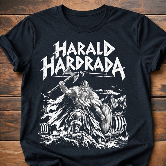 Harald Hardrada T-Shirt - Heather Navy