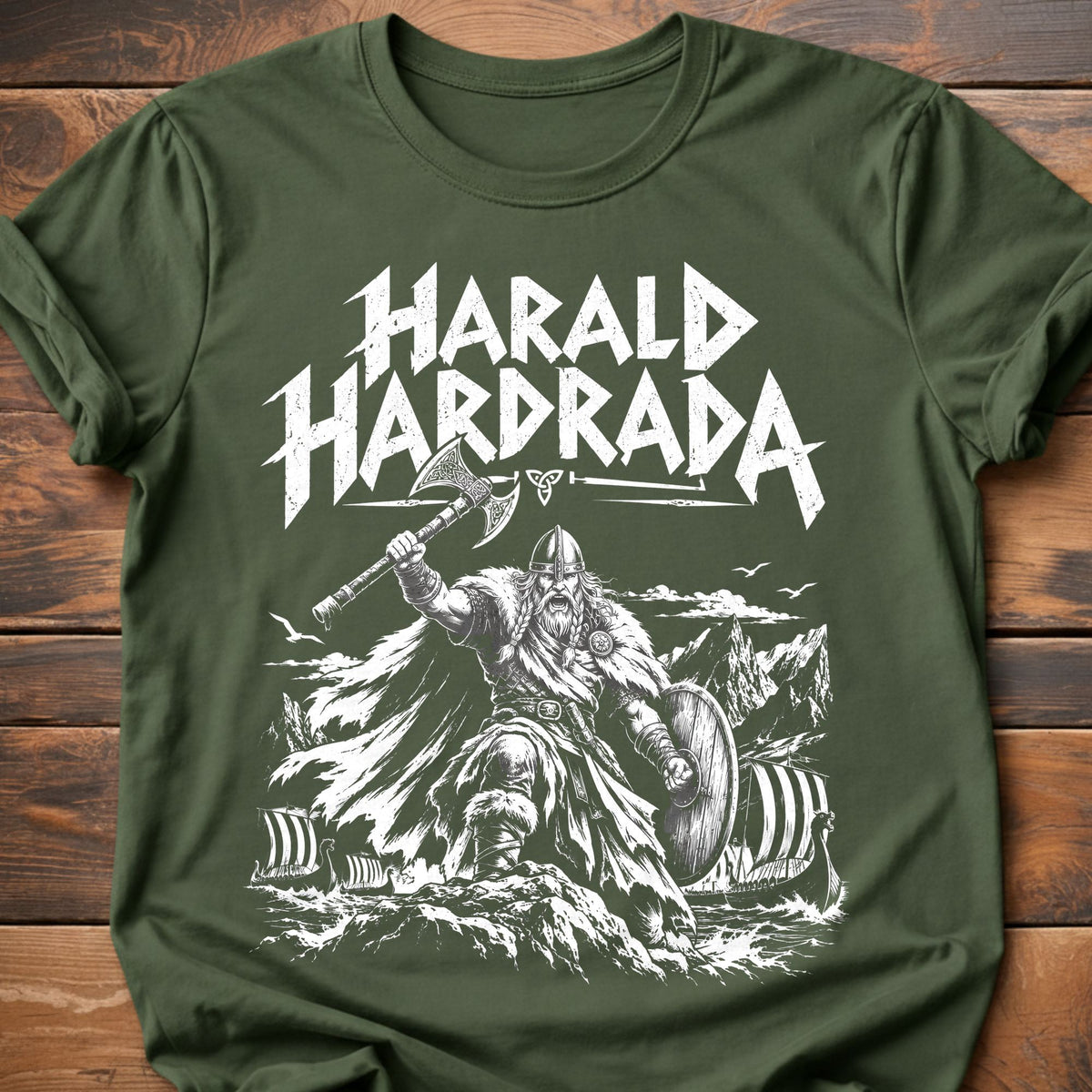 Harald Hardrada T-Shirt - Military Green
