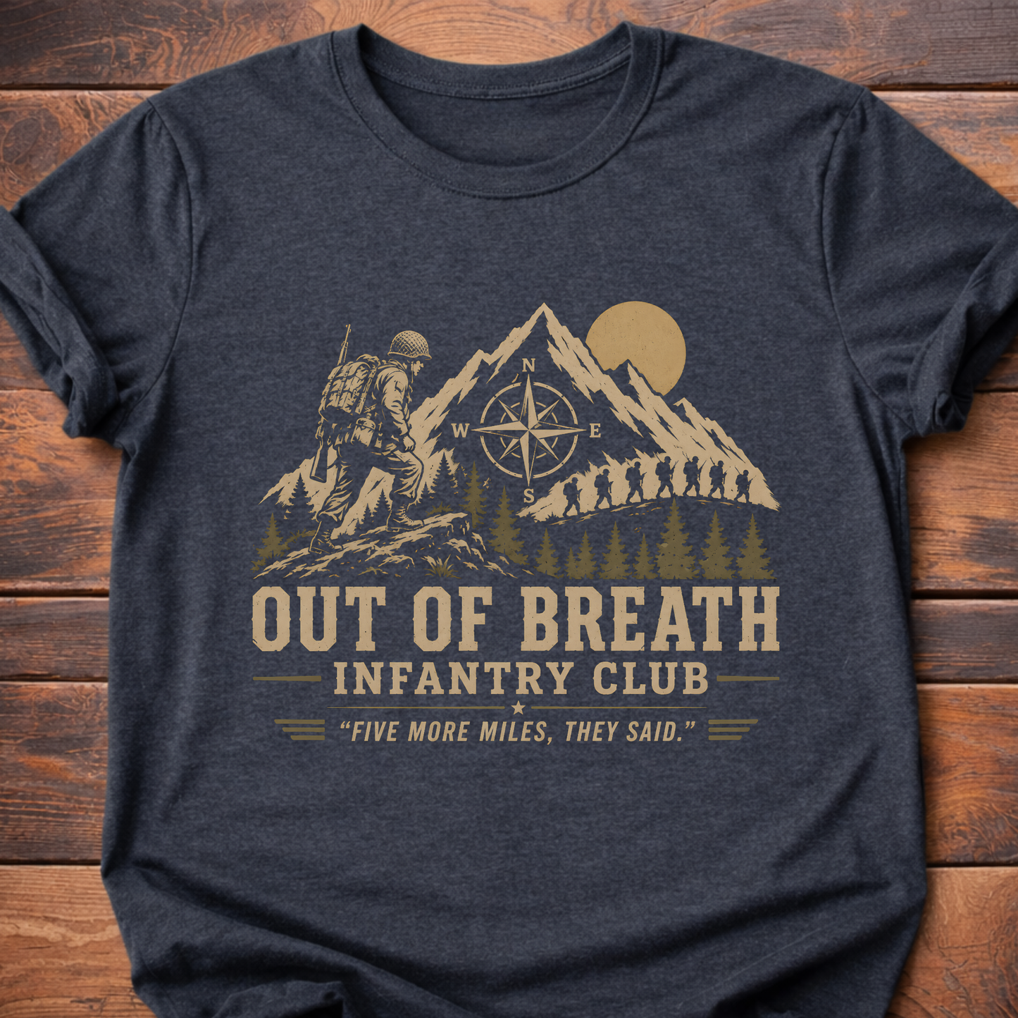 Out of Breath Infantry Club T-Shirt