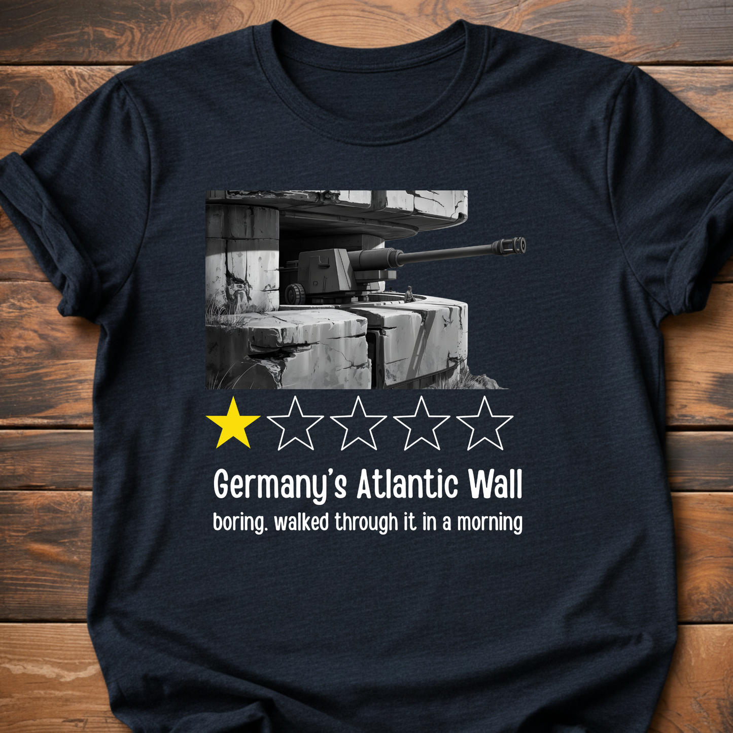 Atlantic Wall Funny T-Shirt