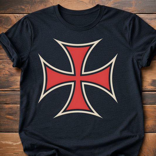 Templar Cross Graphic T-Shirt