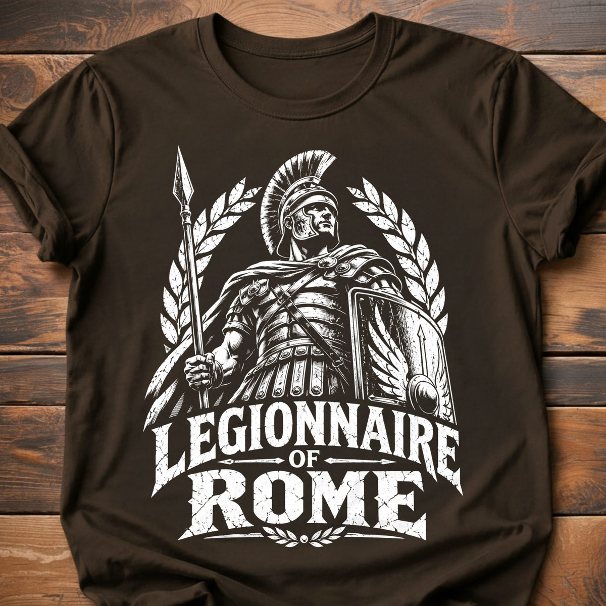 Legionnaire of Rome Graphic T-Shirt - Dark Chocolate