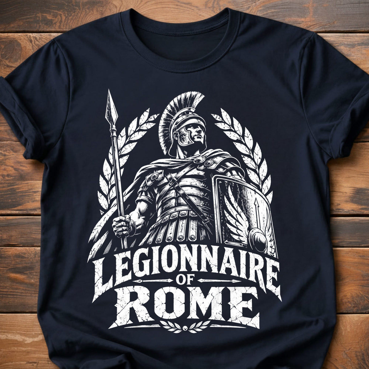 Legionnaire of Rome Graphic T-Shirt - Navy