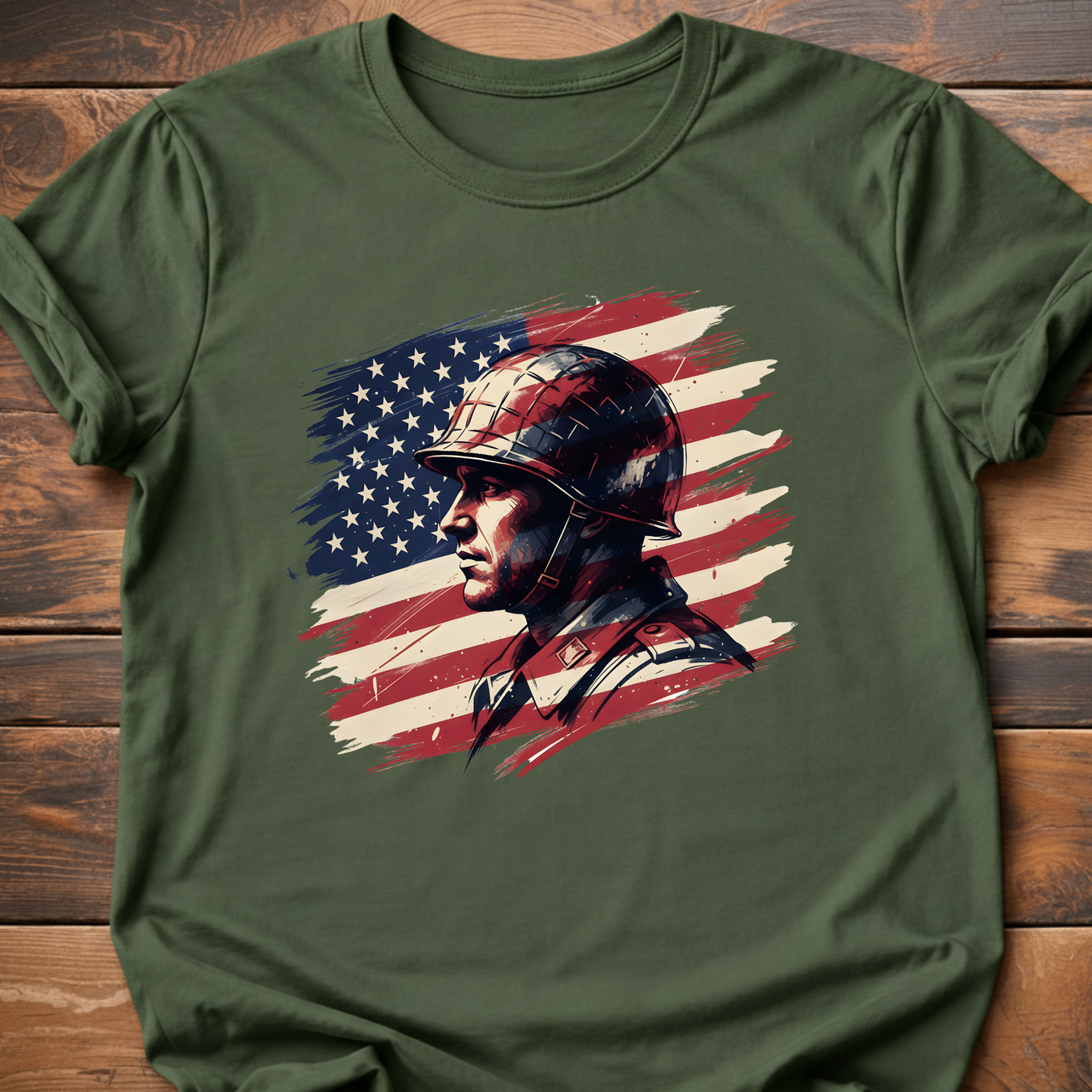WWII US Soldier Flag T-Shirt