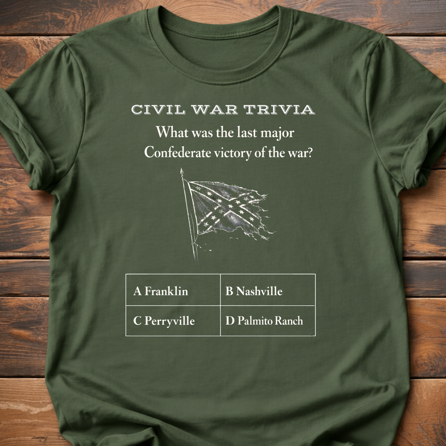 Civil War Trivia Confederate Victory T-Shirt