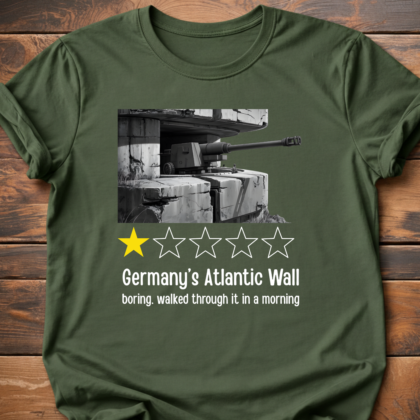 Atlantic Wall Funny T-Shirt