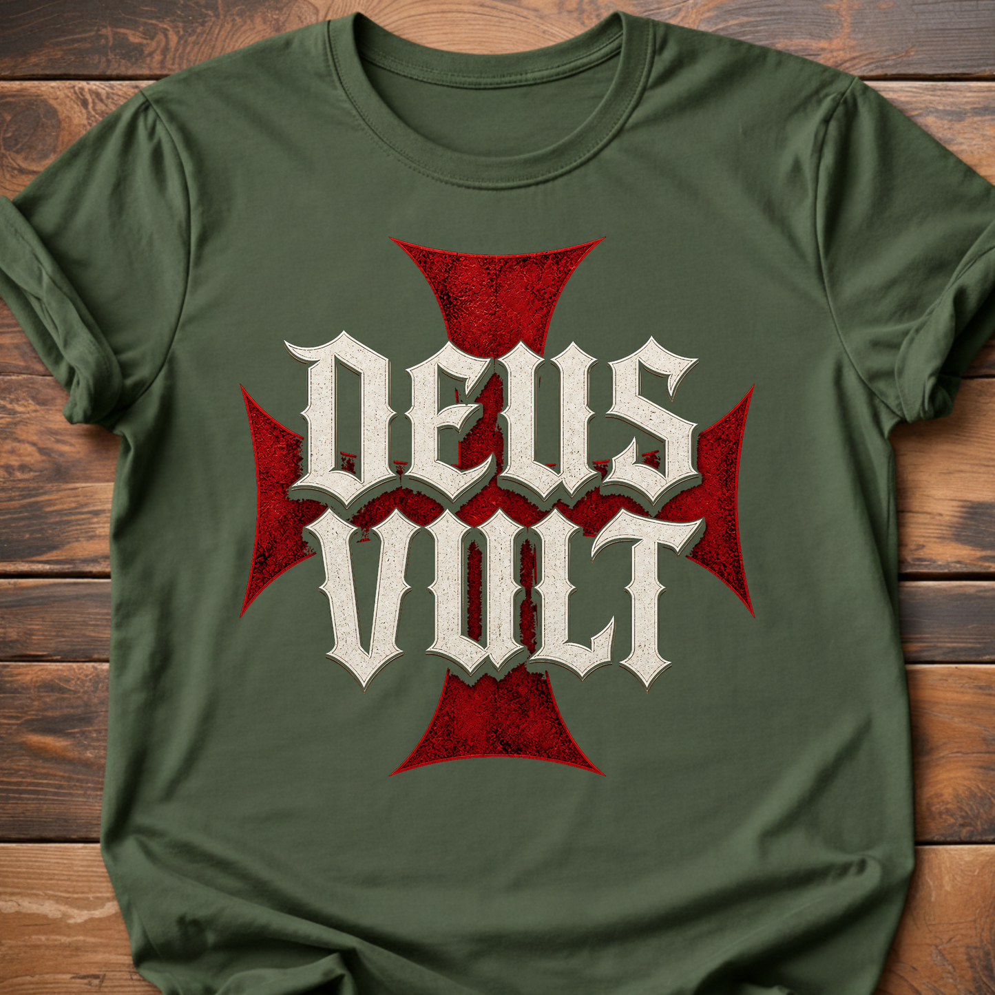 Deus Vult Cross T-Shirt