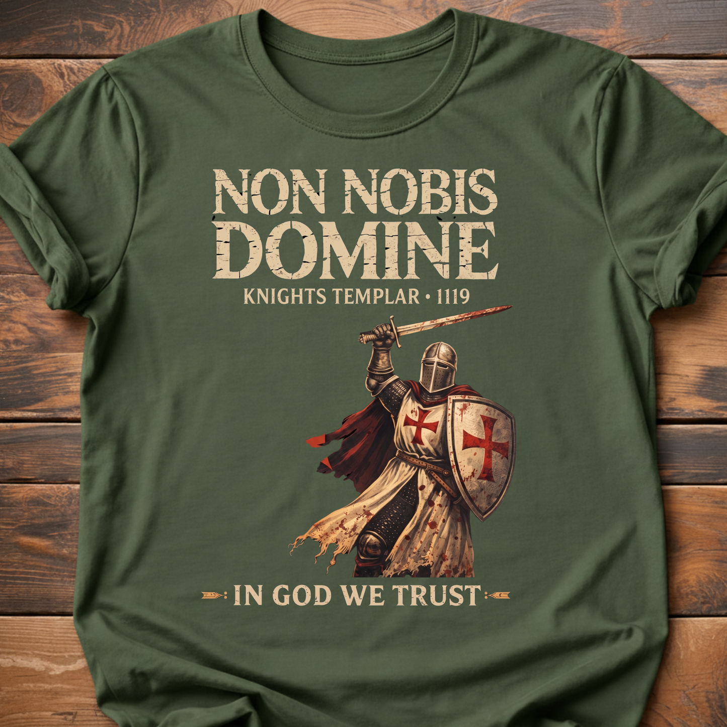 Templar In God We Trust T-Shirt