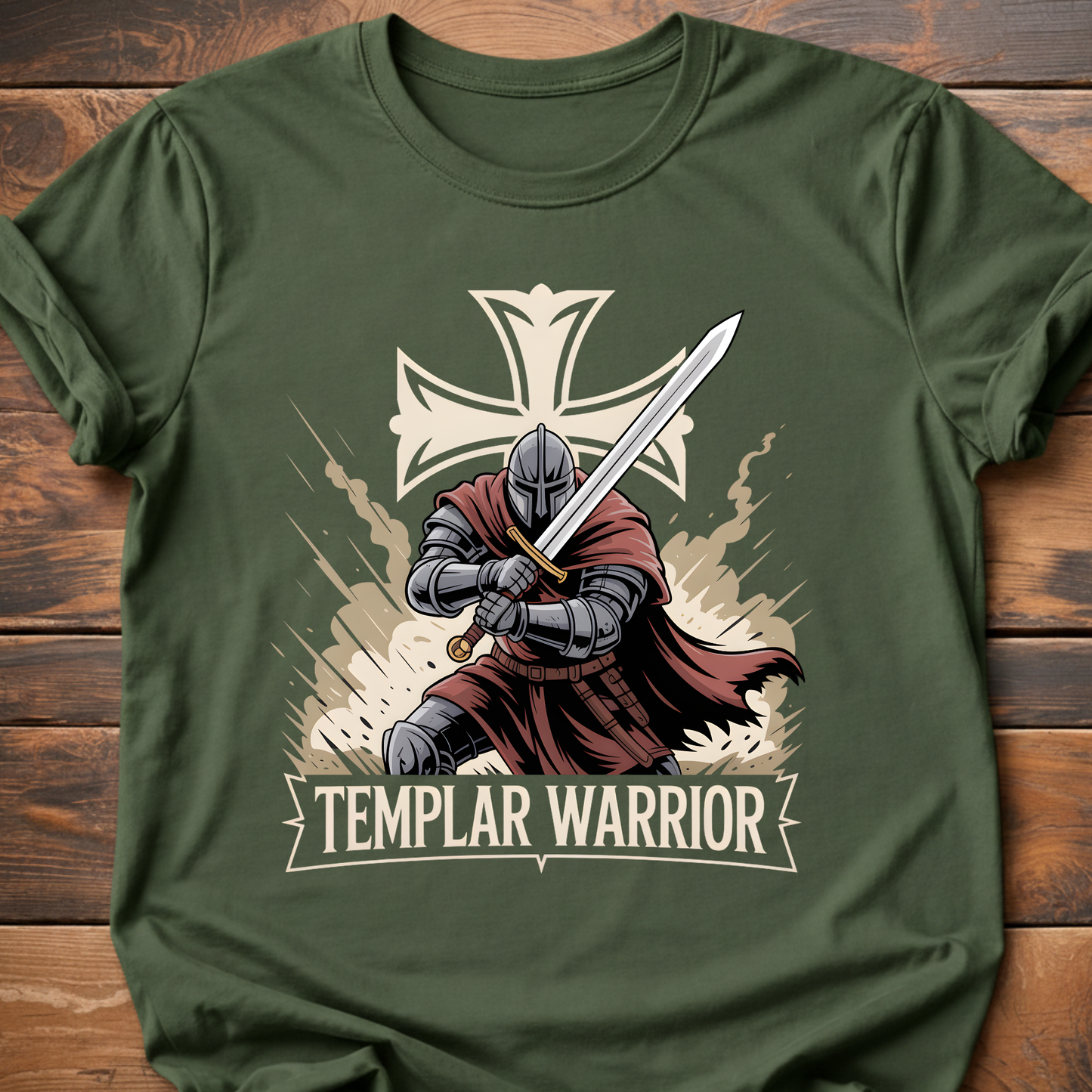 Templar Warrior Graphic T-Shirt
