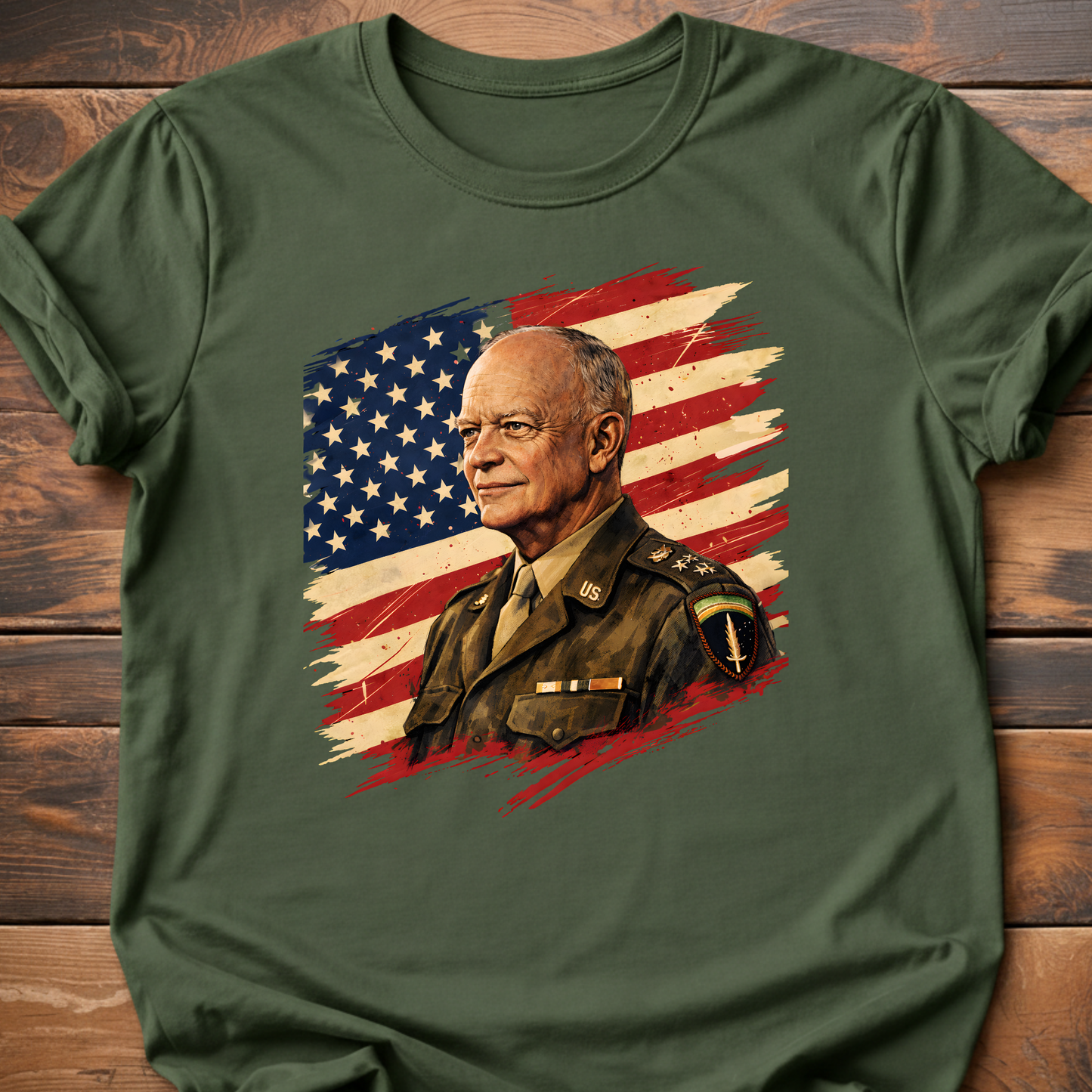 General Eisenhower Flag T-Shirt