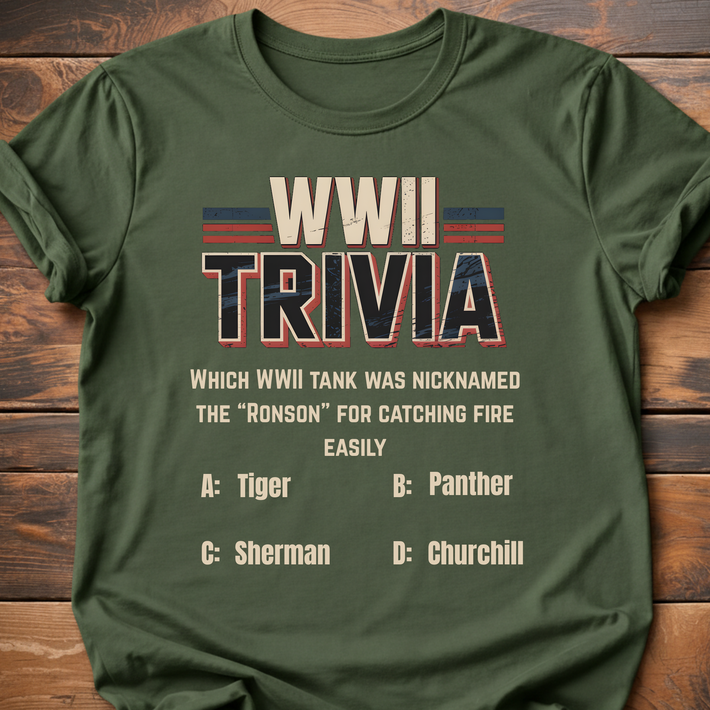 WWII Tank Trivia T-Shirt