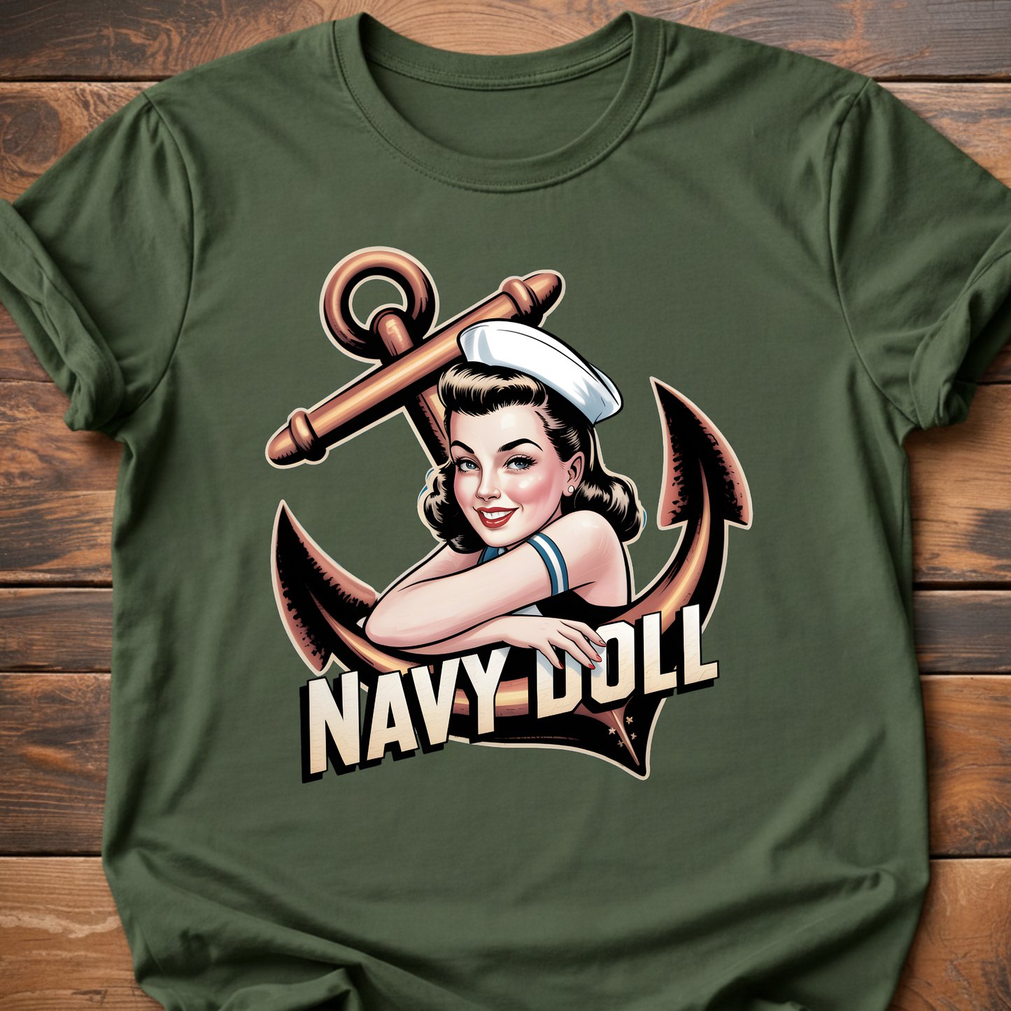 Navy Doll T-Shirt