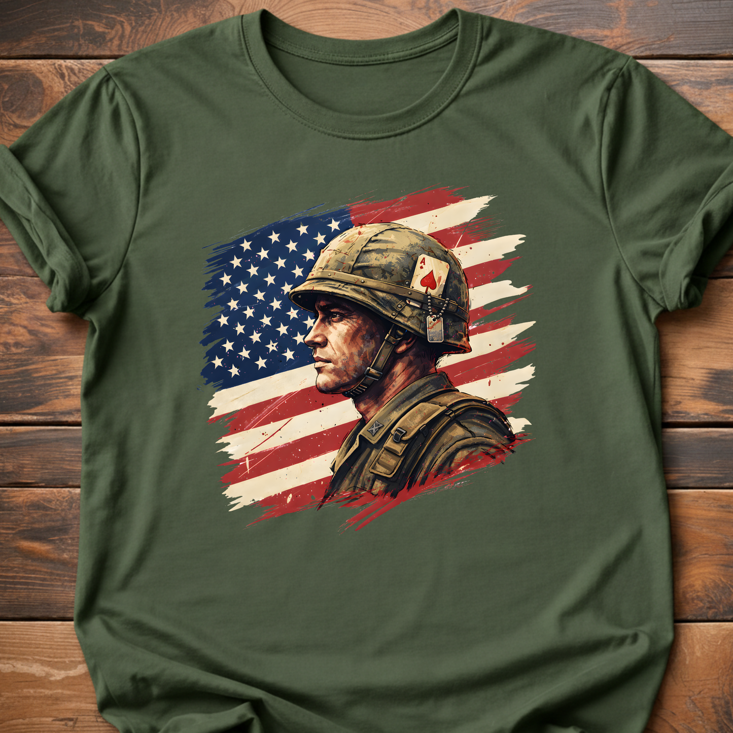 Vietnam Soldier Flag T-Shirt