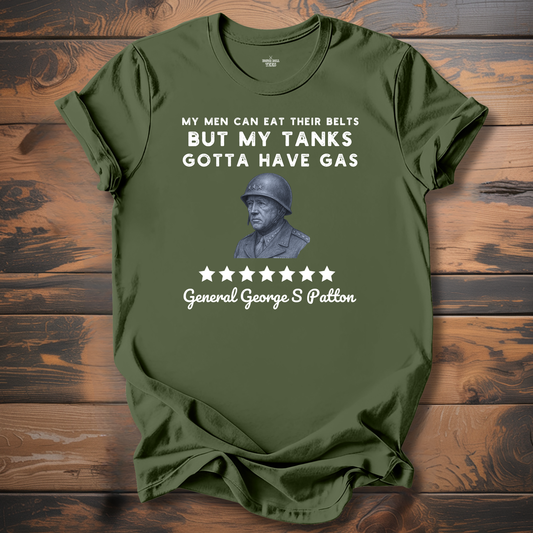 Patton Eat Their Belts Graphic T-Shirt