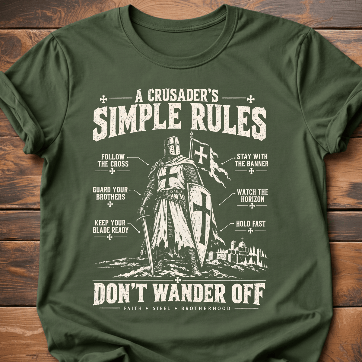 The Crusaders Simple Rules T-Shirt