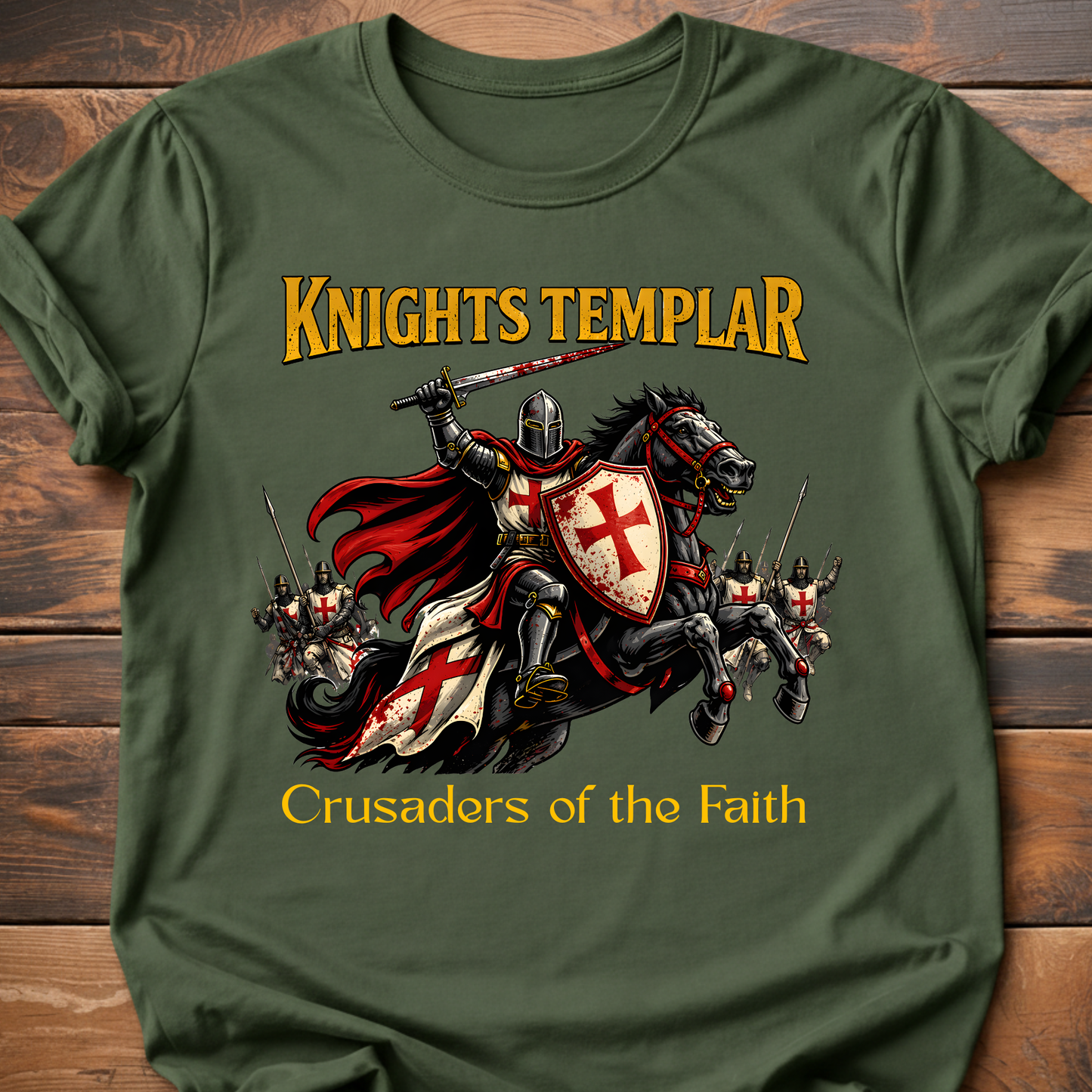 Templar Crusaders of Faith T-Shirt