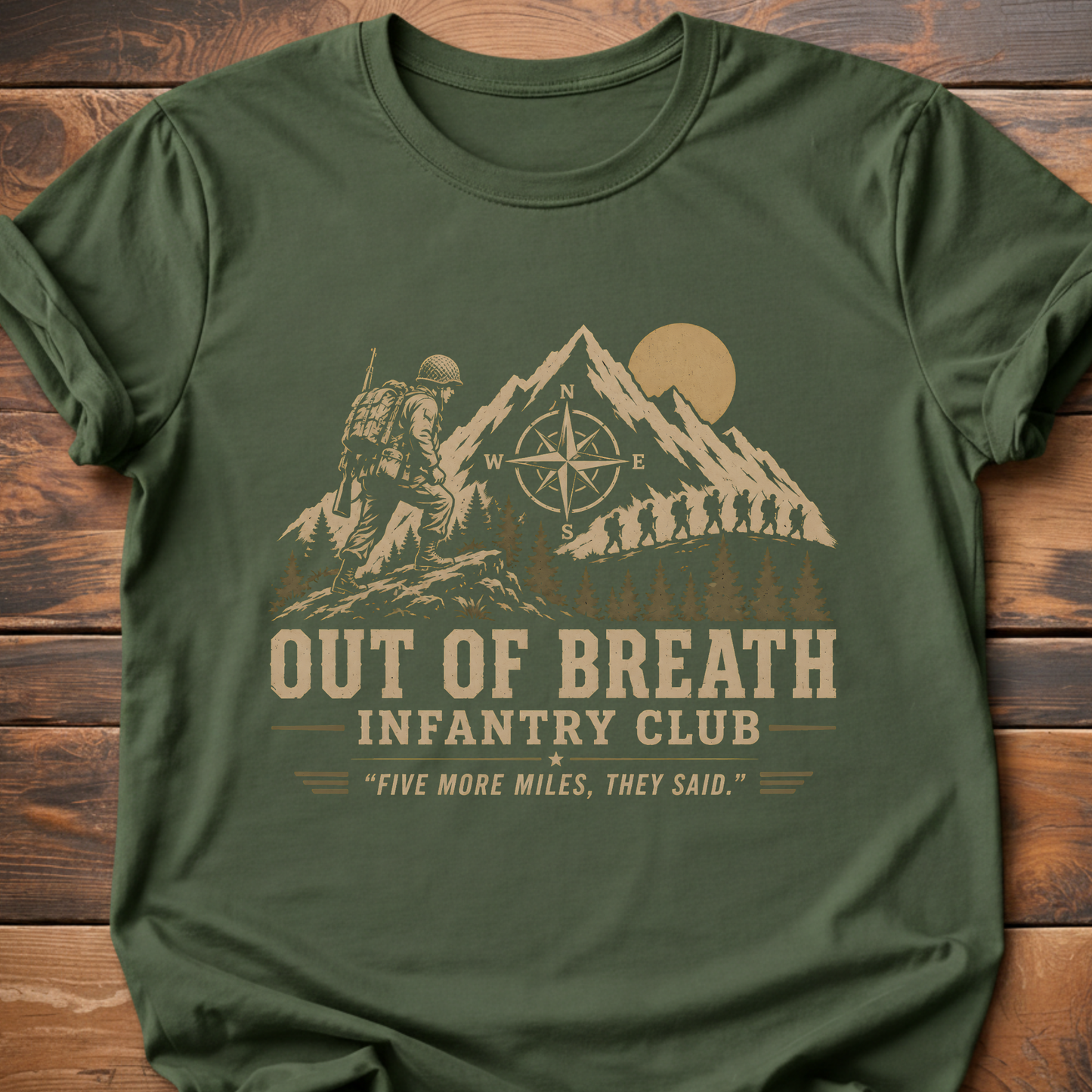 Out of Breath Infantry Club T-Shirt