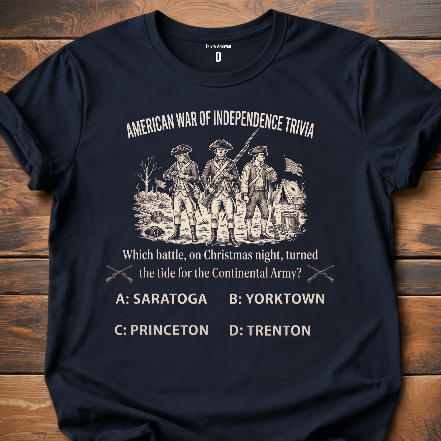 War Of Independence Battle Trivia T-Shirt