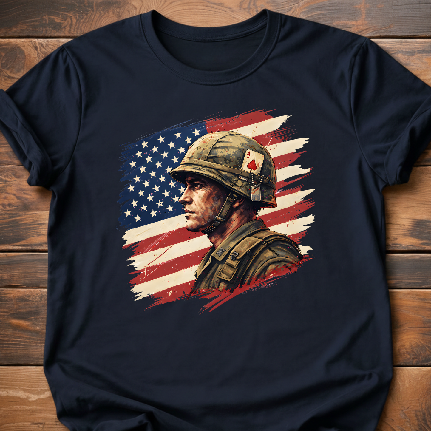 Vietnam Soldier Flag T-Shirt