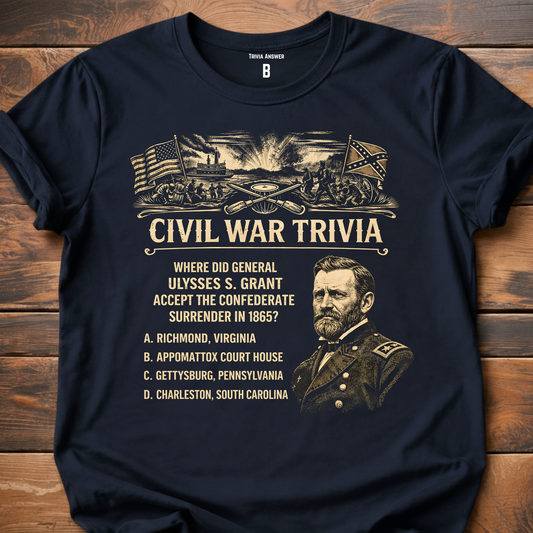 Civil War Trivia Surrender T-Shirt
