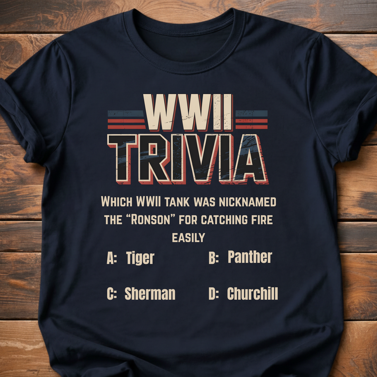 WWII Tank Trivia T-Shirt