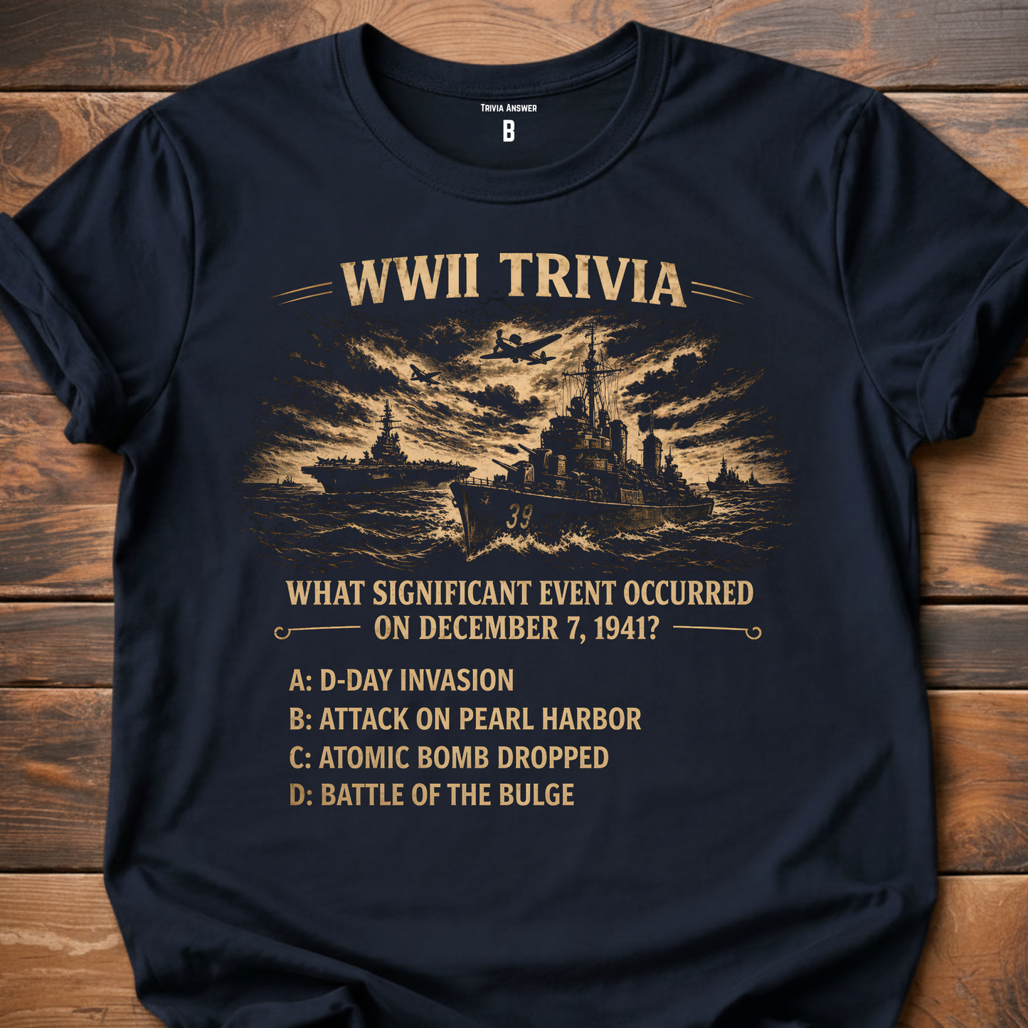 WW2 Trivia December 7 T-Shirt