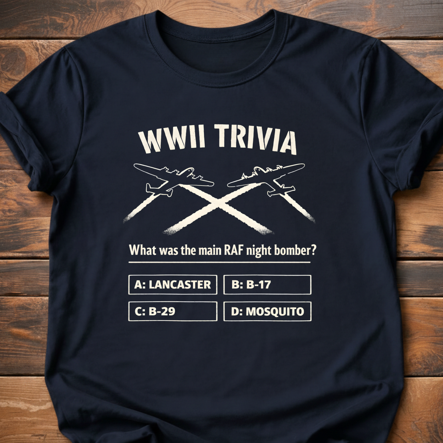 WWII Trivia RAF Question T-Shirt
