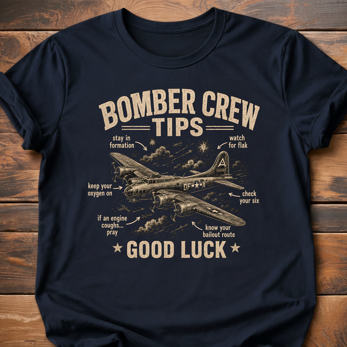 Bomber Crew Tips T-Shirt